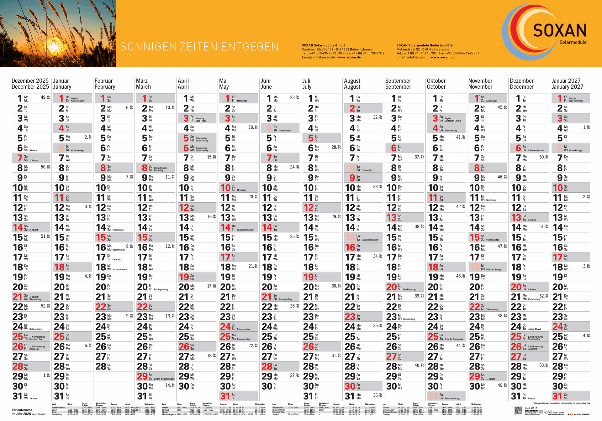 Data Deutsch/Englisch