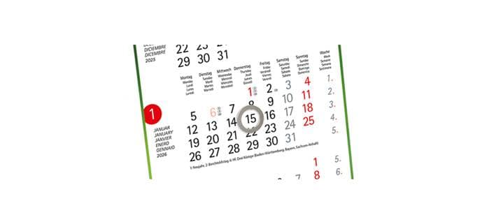 Magnet Datumsschieber